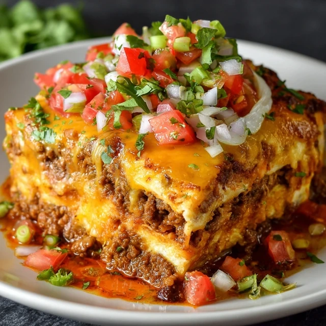 Cheesy Taco Lasagna