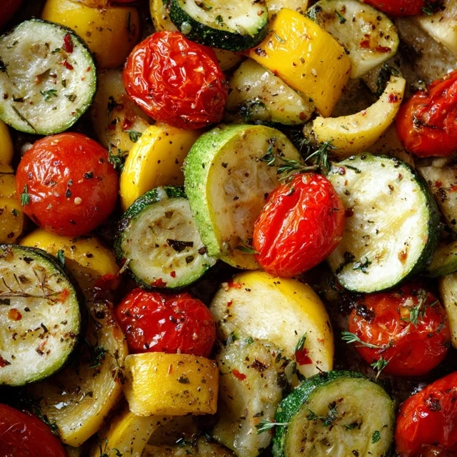 Roasted Zucchini, Squash And Tomatoes: A Summer Veggie Delight