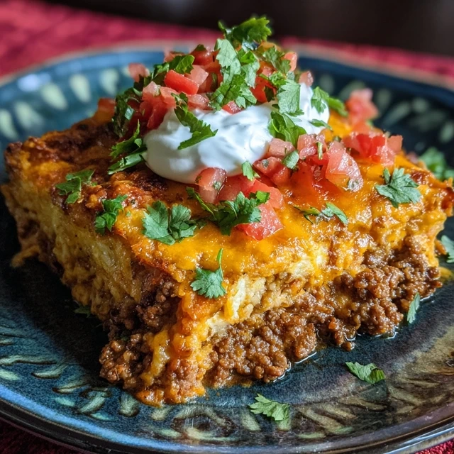 Cheesy Taco Lasagna