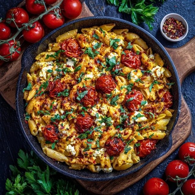 Baked Feta Pasta Dinner