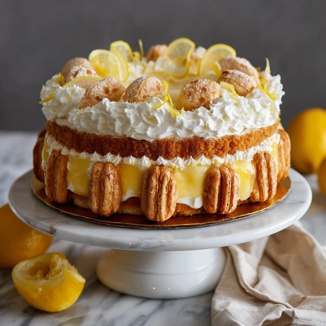 No-Bake Lemon Éclair Cake