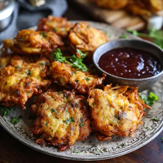 Crispy Amish Onion Fritters