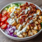 Low-Carb Chicken Bacon Ranch Keto Bowl