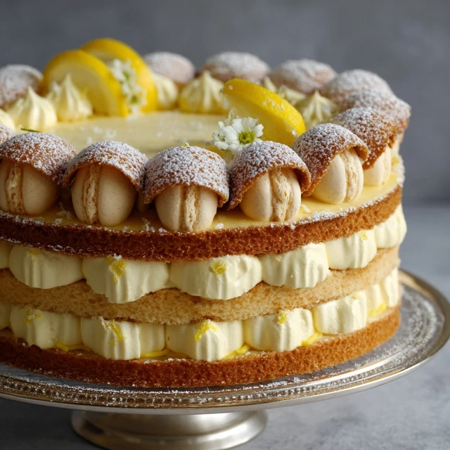 No-Bake Lemon Éclair Cake