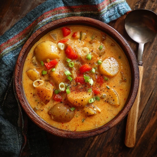 Instant Pot Cajun Potato Soup