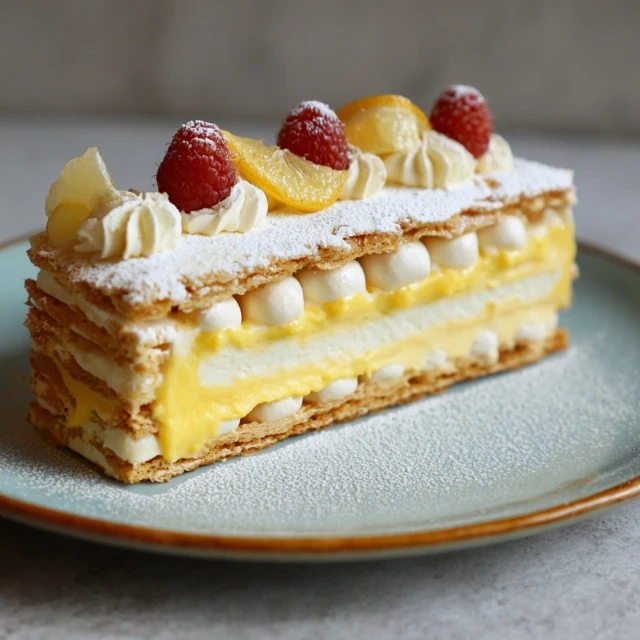No-Bake Lemon Éclair Cake