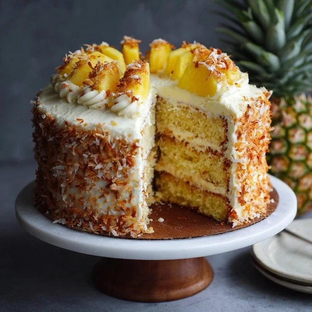 Pineapple Coconut Dream Cake