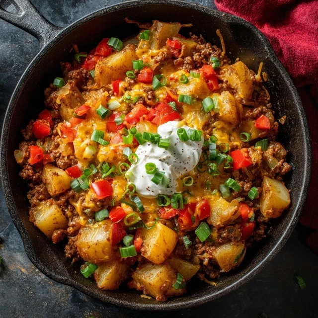 Southwest Ground Beef and Potato