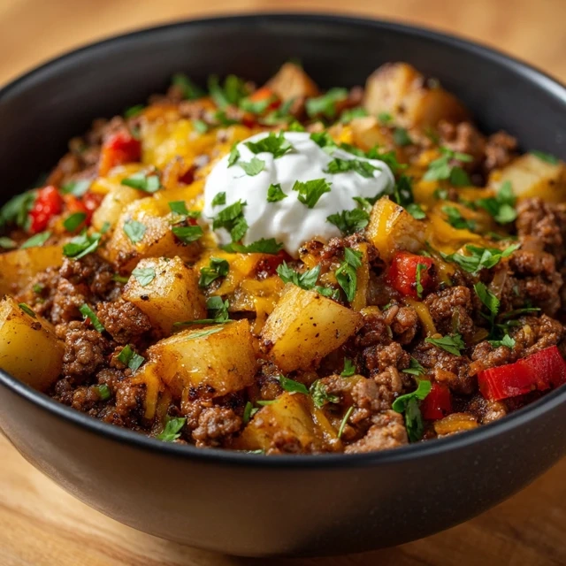 Southwest Ground Beef and Potato