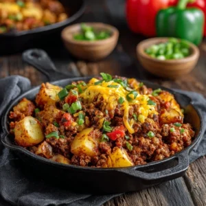 Southwest Ground Beef and Potato