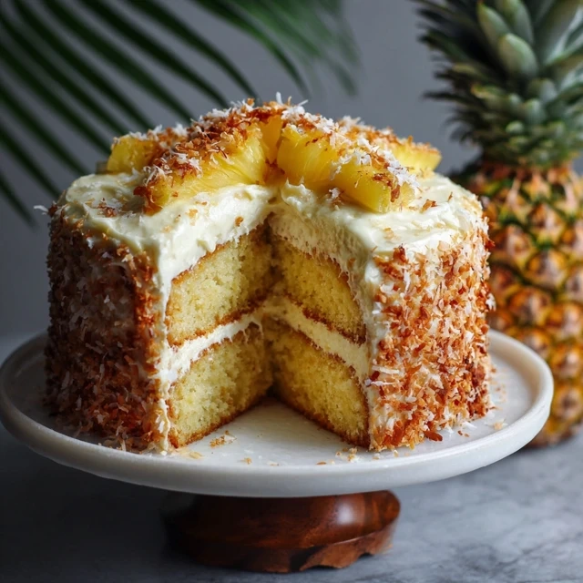 Pineapple Coconut Dream Cake