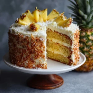 Pineapple Coconut Dream Cake