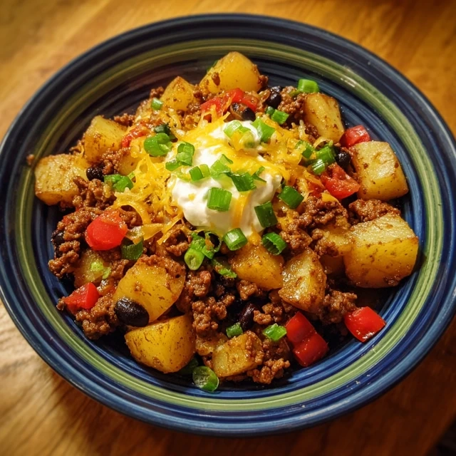 Southwest Ground Beef and Potato